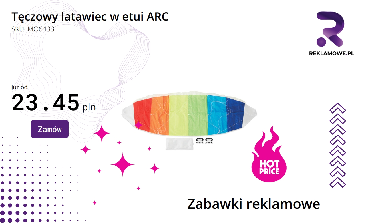 Tęczowy latawiec w etui ARC