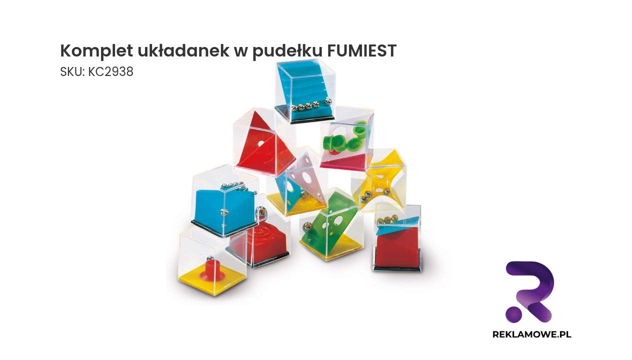 Komplet układanek w pudełku FUMIEST Komplet układanek w pudełku FUMIEST - zestaw puzzli dla dzieci